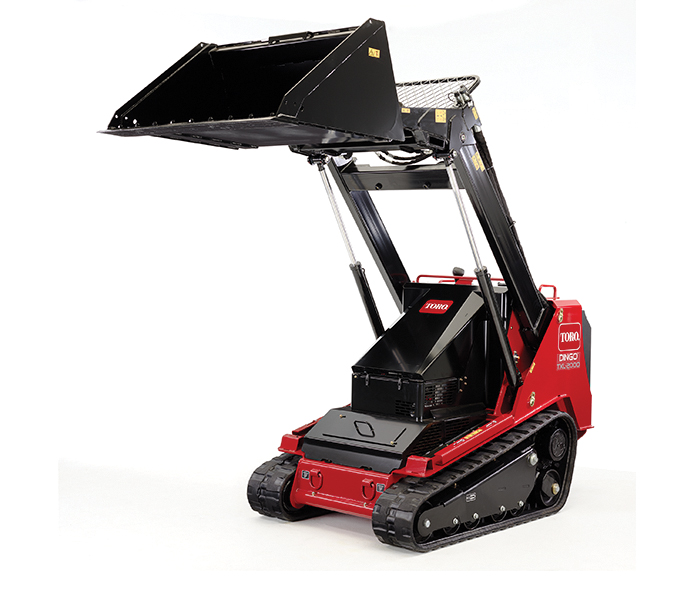 LARGE STAND ON SKIDSTEER